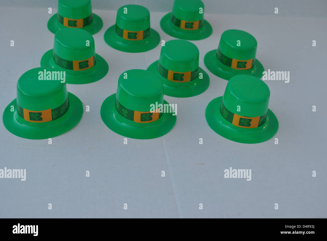 St Patrick day hats. Banque D'Images