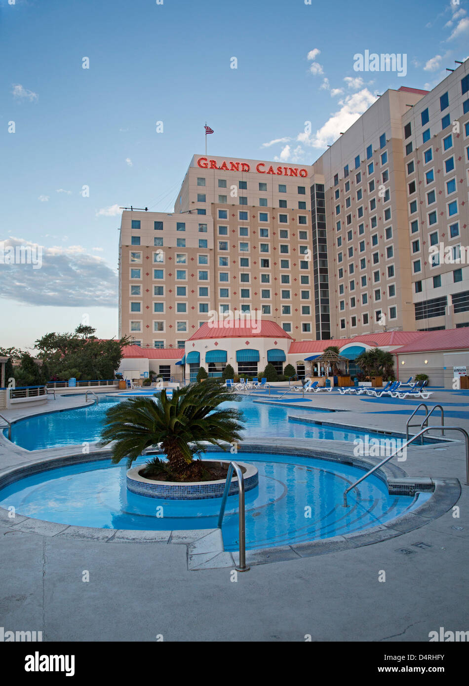 Biloxi (Mississippi) - Le Grand Casino, l'un des plus d'une douzaine de casinos de Biloxi. Banque D'Images