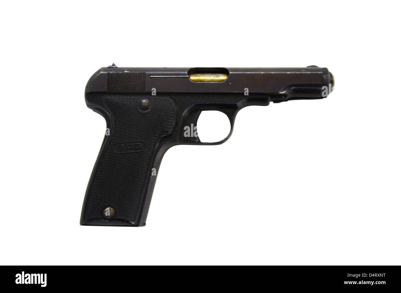 Modèle MAB D police française question pistolet. Banque D'Images
