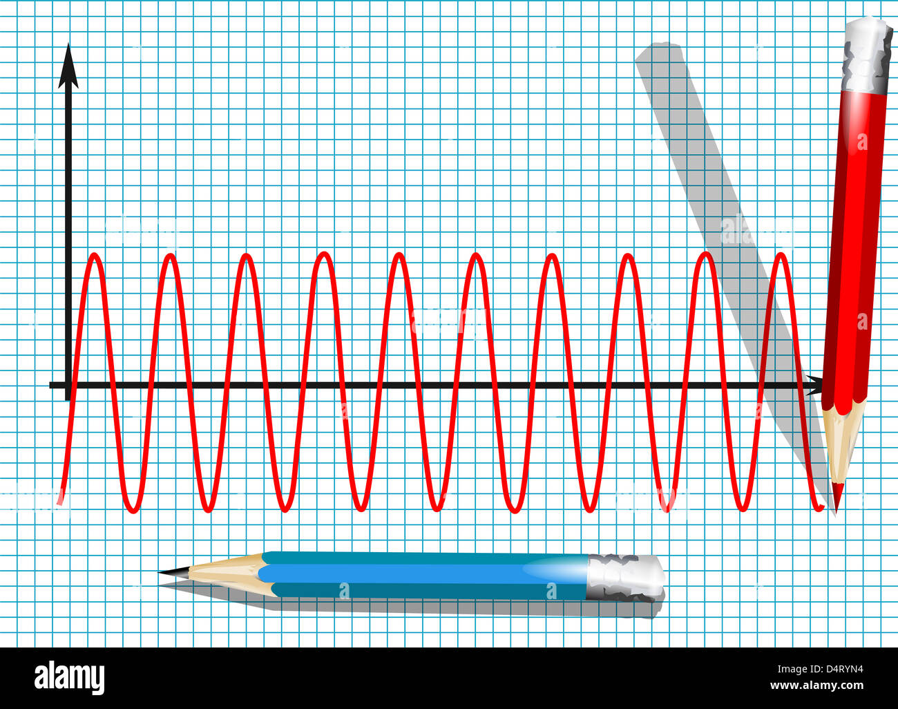Sinusoïde. abstract background Banque D'Images