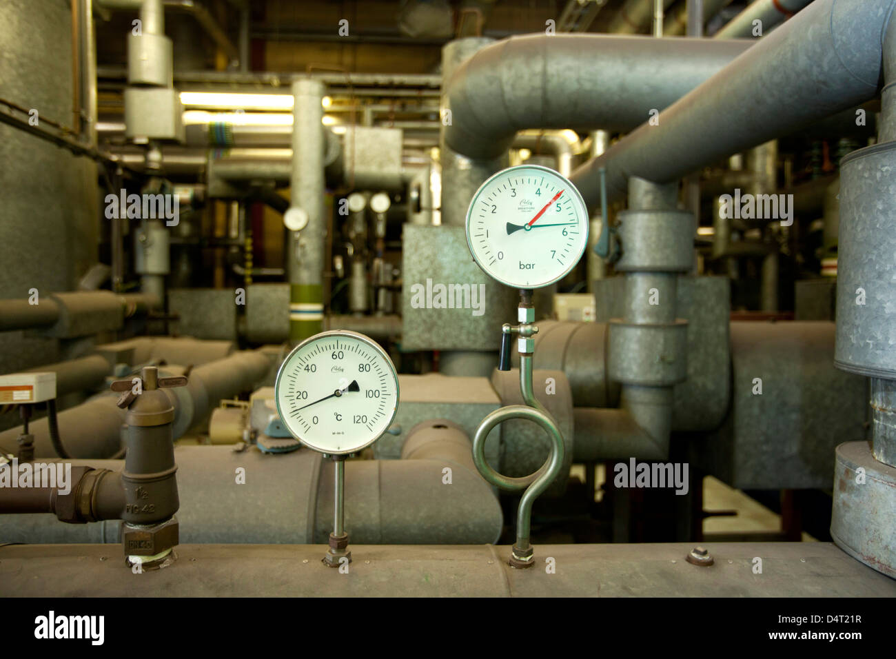 L'usine d'énergie de quartier Birmingham situé dans le complexe de la CPI dans le centre-ville de Birmingham. Banque D'Images