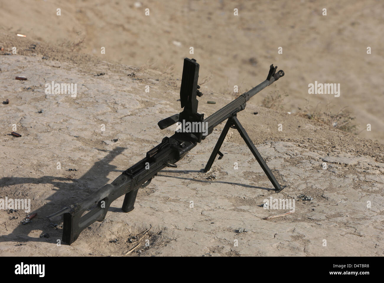 Un PK 7,62 mm mitrailleuse à usage général. Banque D'Images