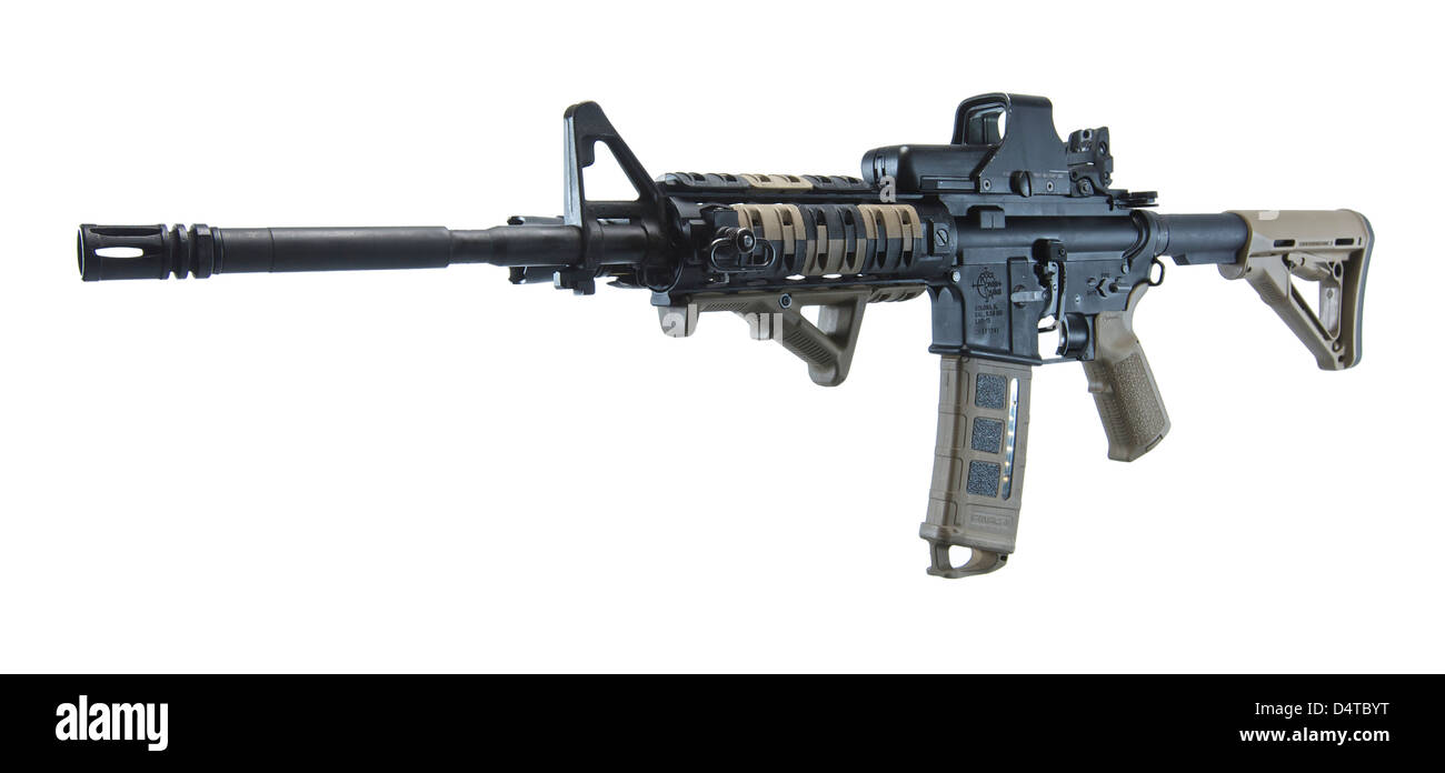 Rock River Arms AR-15 carabine. Banque D'Images
