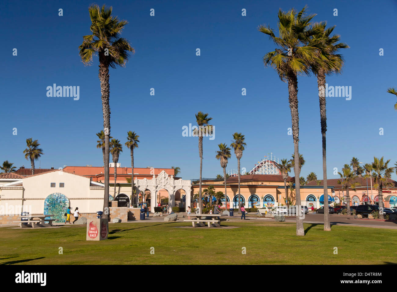 Belmont Park sur Mission Beach à San Diego, Californie, États-Unis d'Amérique, USA Banque D'Images