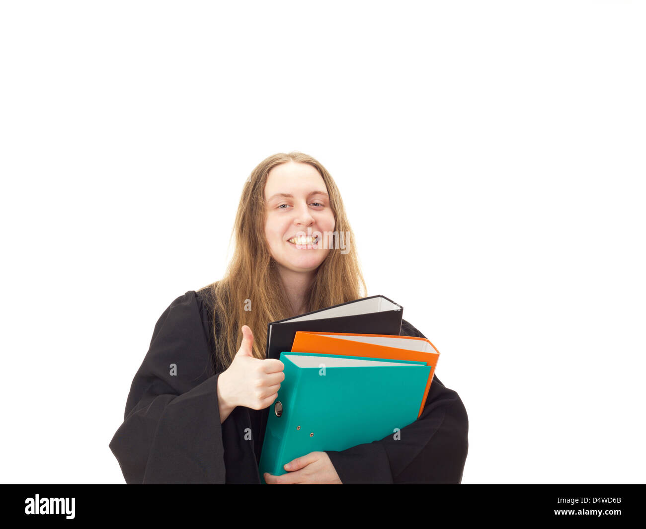 Avocat avec beaucoup de travail Banque D'Images