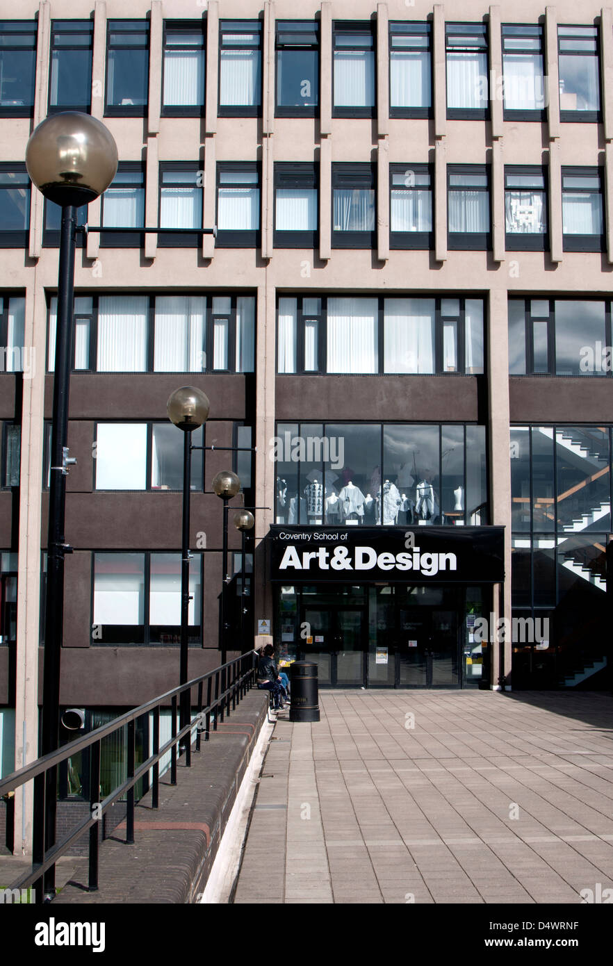 Coventry School of Art and Design, l'Université de Coventry, Royaume-Uni Banque D'Images