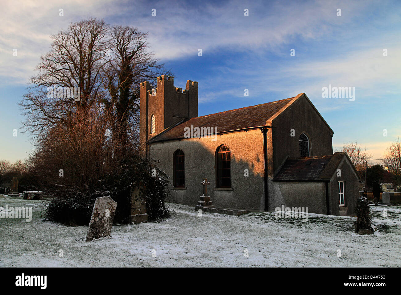 L'église de Saint David, Co. Dublin Irlande du Nord Banque D'Images