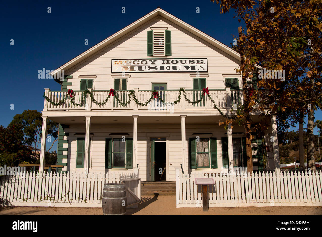 McCoy House Museum, Old Town State Park, San Diego, Californie, États-Unis d'Amérique, USA Banque D'Images