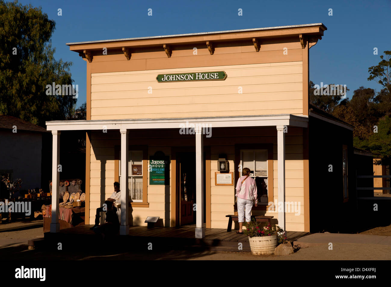 Johnson House, Old Town State Park, San Diego, Californie, États-Unis d'Amérique, USA Banque D'Images