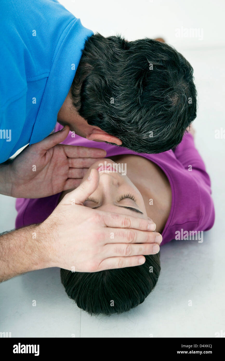 PREMIERS SOINS Banque D'Images