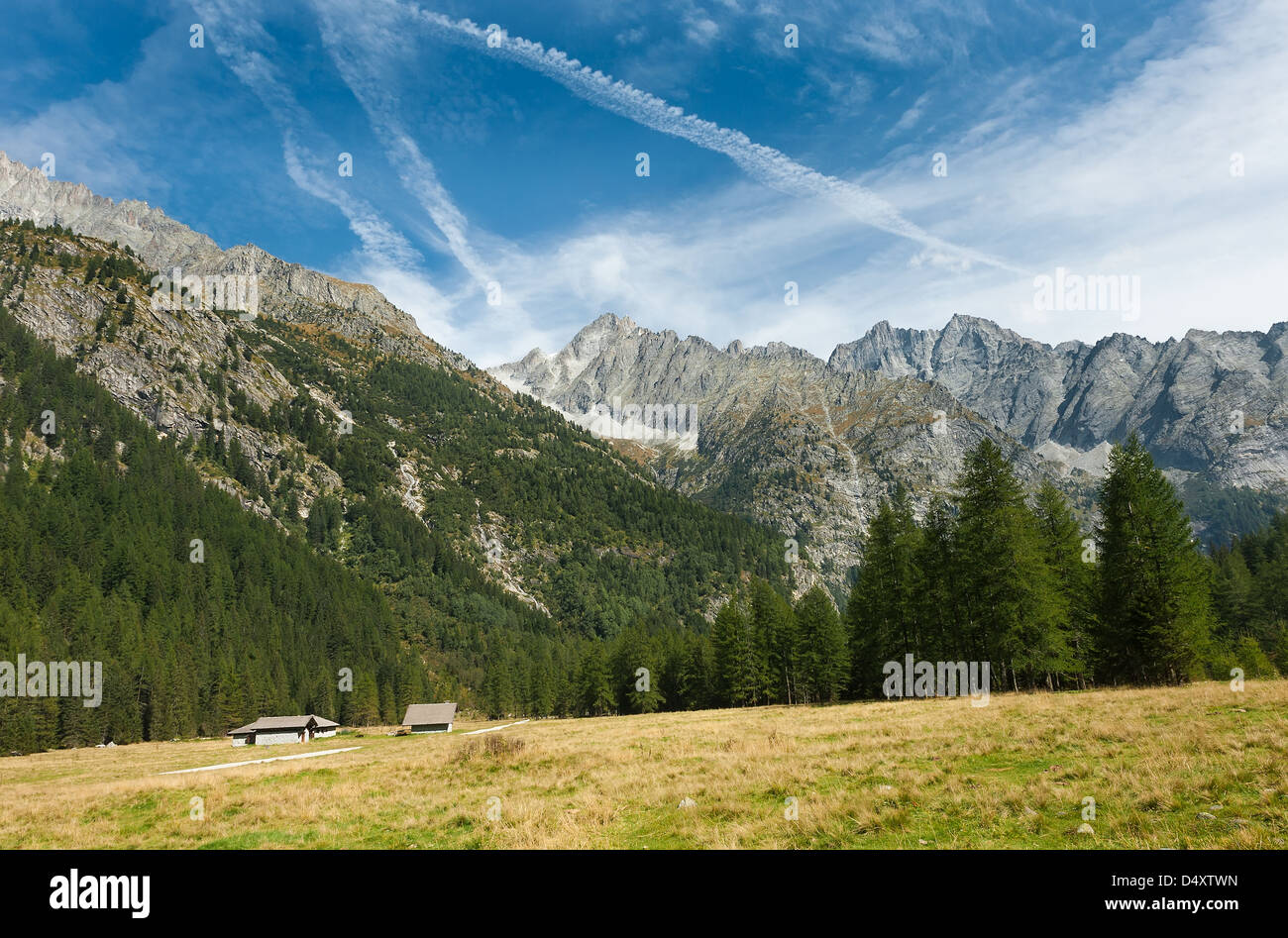 Vue sur la montagne Banque D'Images