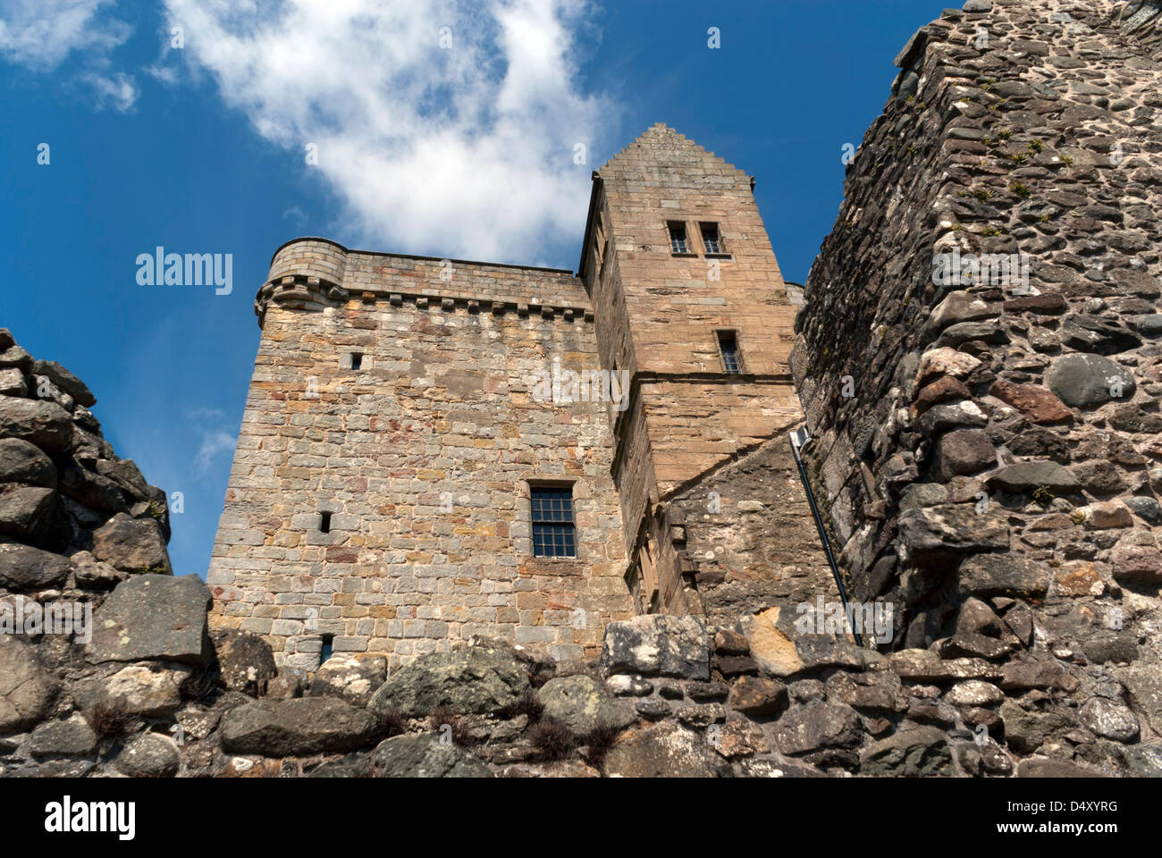 Castle Campbell, Dollar, Clackmannanshire, en Écosse. Banque D'Images