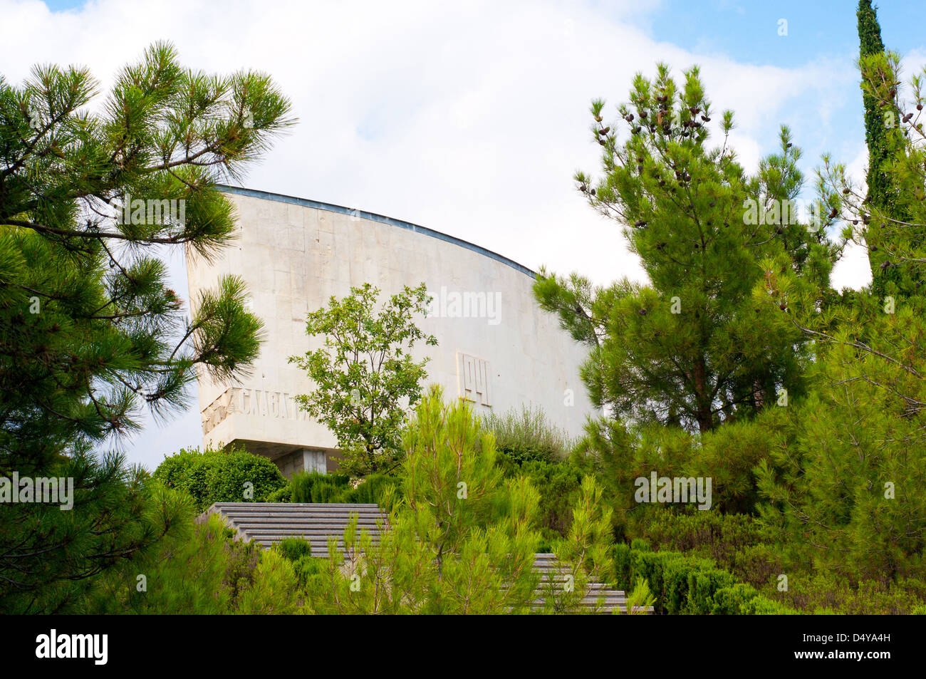 La gloire "Monument hill' sur les territoires de Yalta, Crimée, Ukraine Banque D'Images