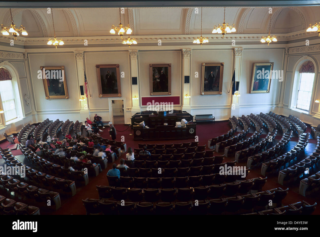 Elk281-1029 New Hampshire, Concord, NH State Capitol, Chambre Chambre Banque D'Images
