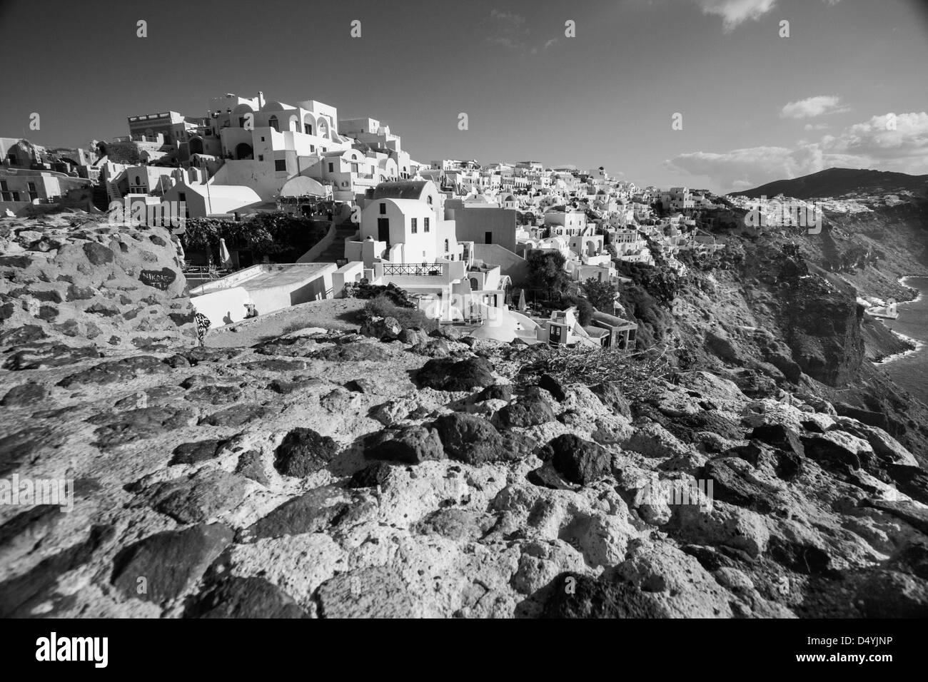 Photo prise à Santorin, Grèce Banque D'Images