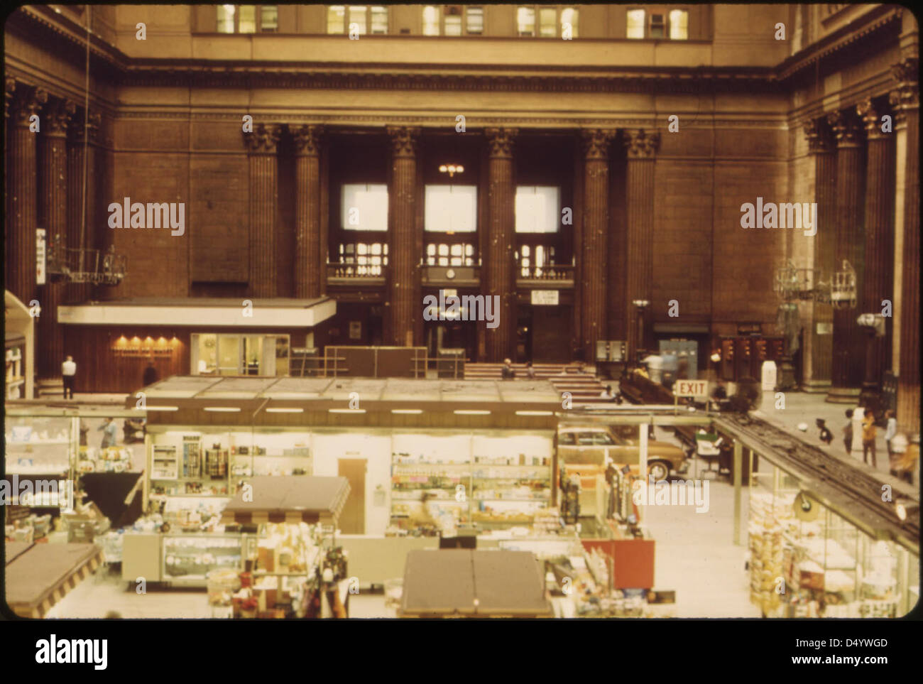 La gare Union de Chicago, représenté à l'été 1974, Juin 1974 Banque D'Images