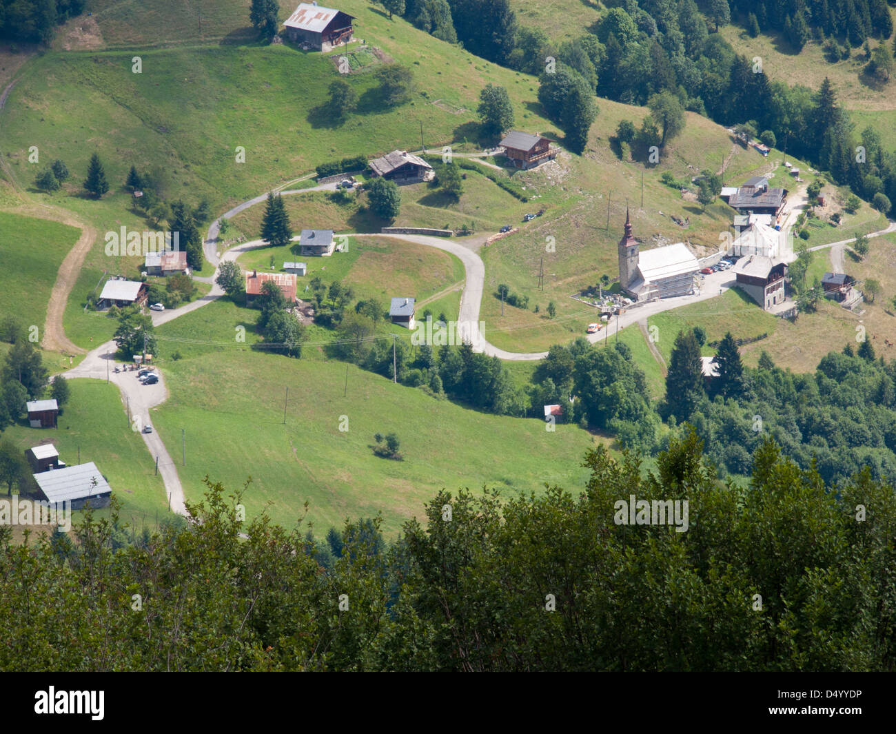 Val d'Arly, Savoie, France Banque D'Images