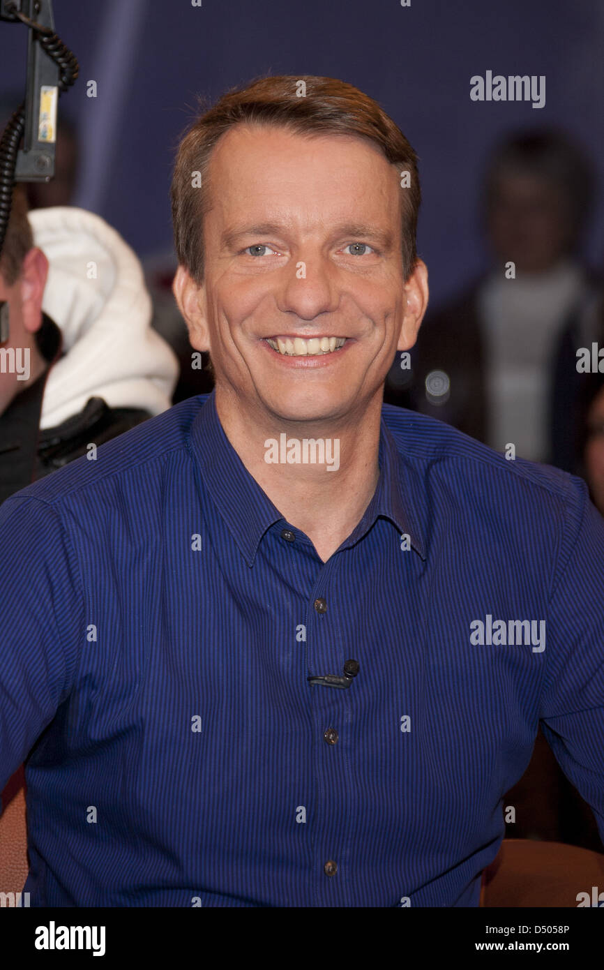 Bastian Sick au 666e épisode de l'allemand NDR Talk Show. Hambourg, Allemagne - 26.11.2004 Banque D'Images