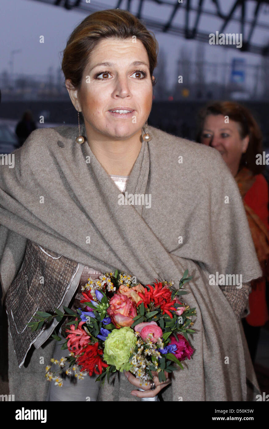 La princesse maxima des Pays-Bas assiste au Prince Bernhard Cultuuraward 2010 Cérémonie au Muziekgebouw Aa IJ pas à Amsterdam, Pays-Bas, 29 novembre 2010. Le prix est décerné à l'orchestre du 18e siècle, fondée en 1981 par Frans Bruggen, et est composé de 60 membres provenant de 23 pays. Photo : Albert Nieboer ATTENTION : les Pays-Bas Banque D'Images