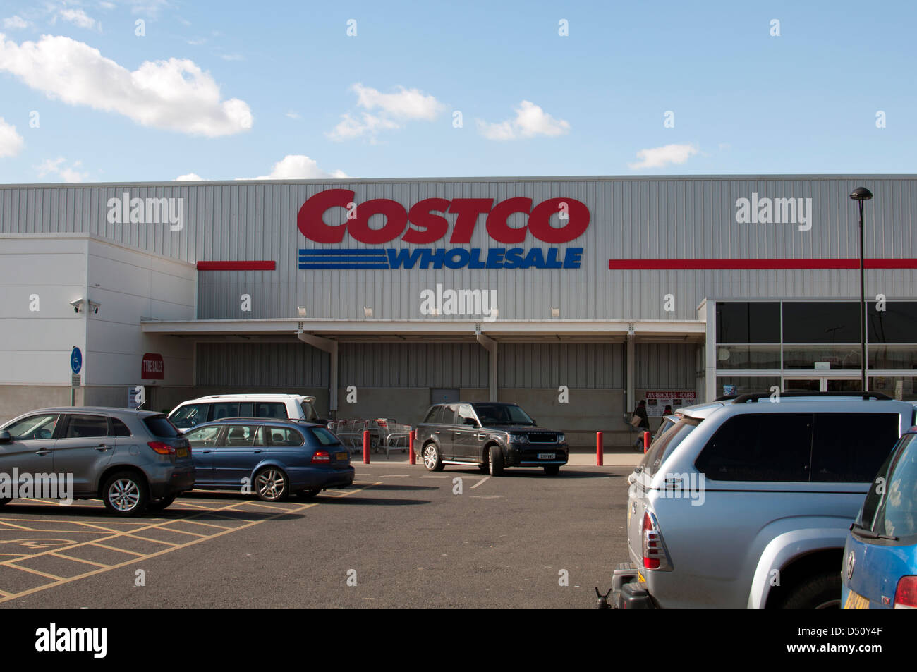 Magasin Costco Wholesale, Torrington Avenue, Coventry, Royaume-Uni Banque D'Images