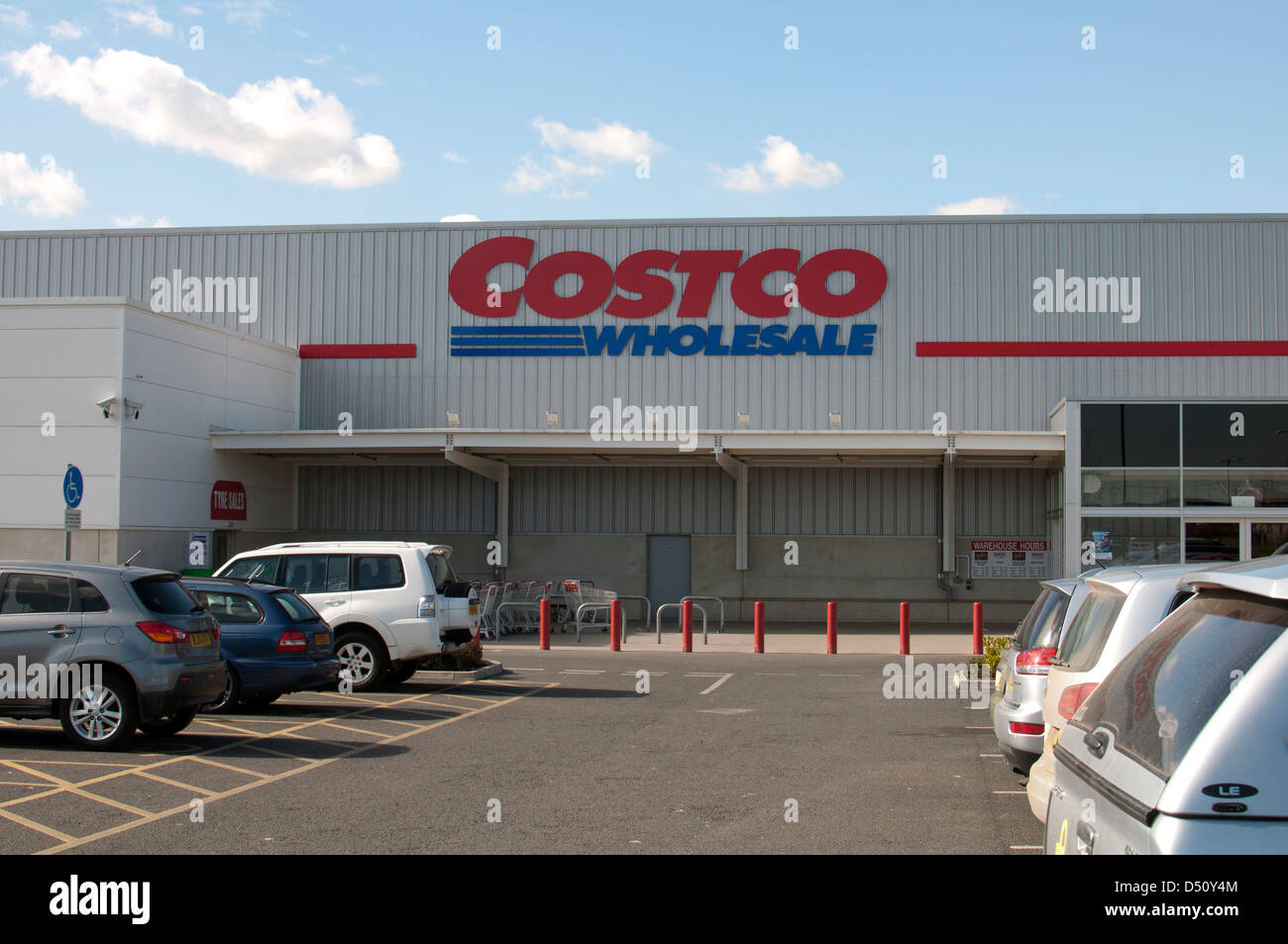 Magasin Costco Wholesale, Torrington Avenue, Coventry, Royaume-Uni Banque D'Images