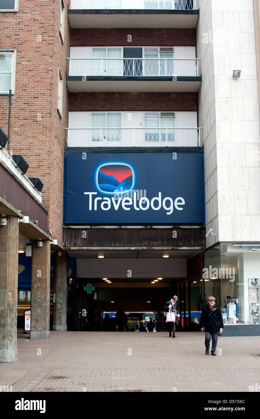 Travelodge Hotel, Broadgate, Coventry, Royaume-Uni Banque D'Images