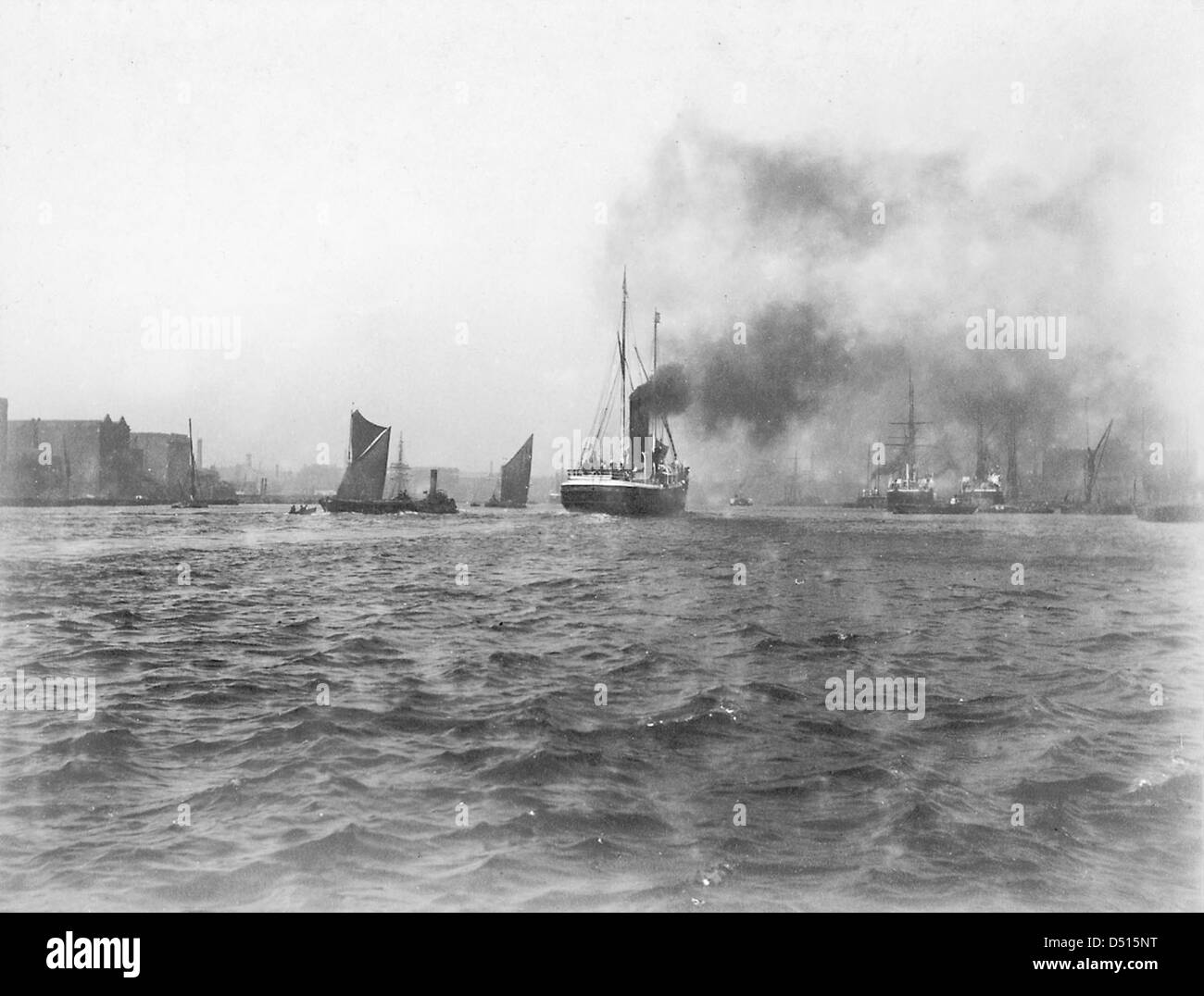 Le SS 'Mairina', un navire d'importance historique, présenté au Musée maritime national. L'histoire du navire est liée au transport maritime et à l'industrie maritime mondiale. Banque D'Images