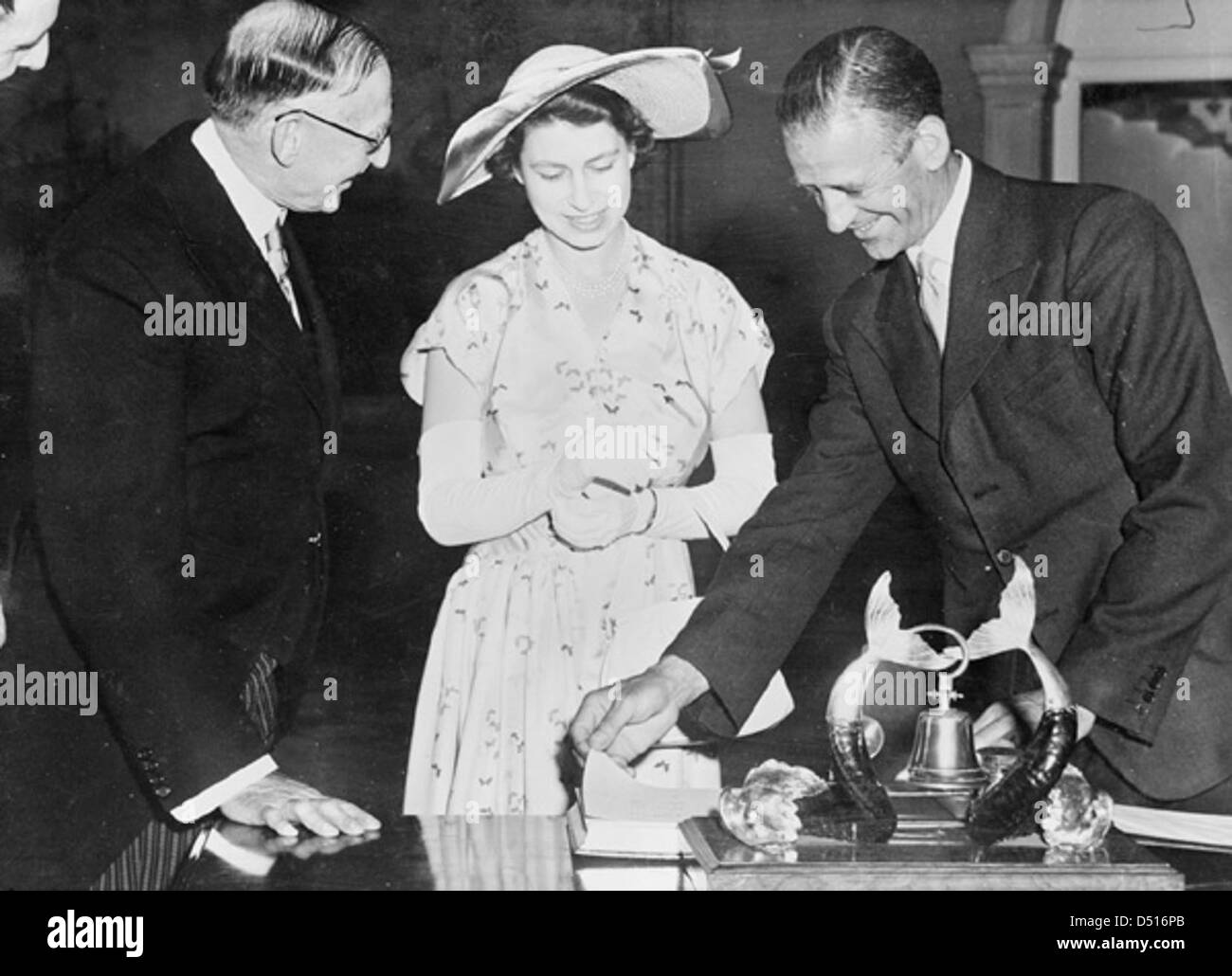 La princesse Elizabeth (plus tard la reine Elizabeth II) a officiellement ouvert l'aile est du Musée maritime national en 1937. Le musée commémore 75 ans d'histoire maritime et d'éducation au Royaume-Uni. Banque D'Images