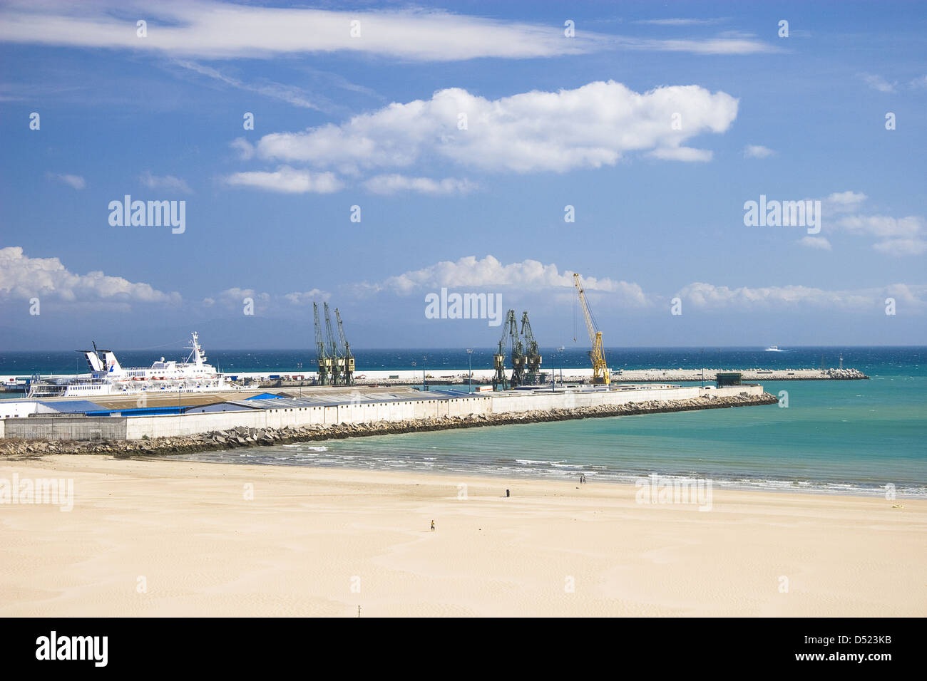 Port de Tanger Banque D'Images