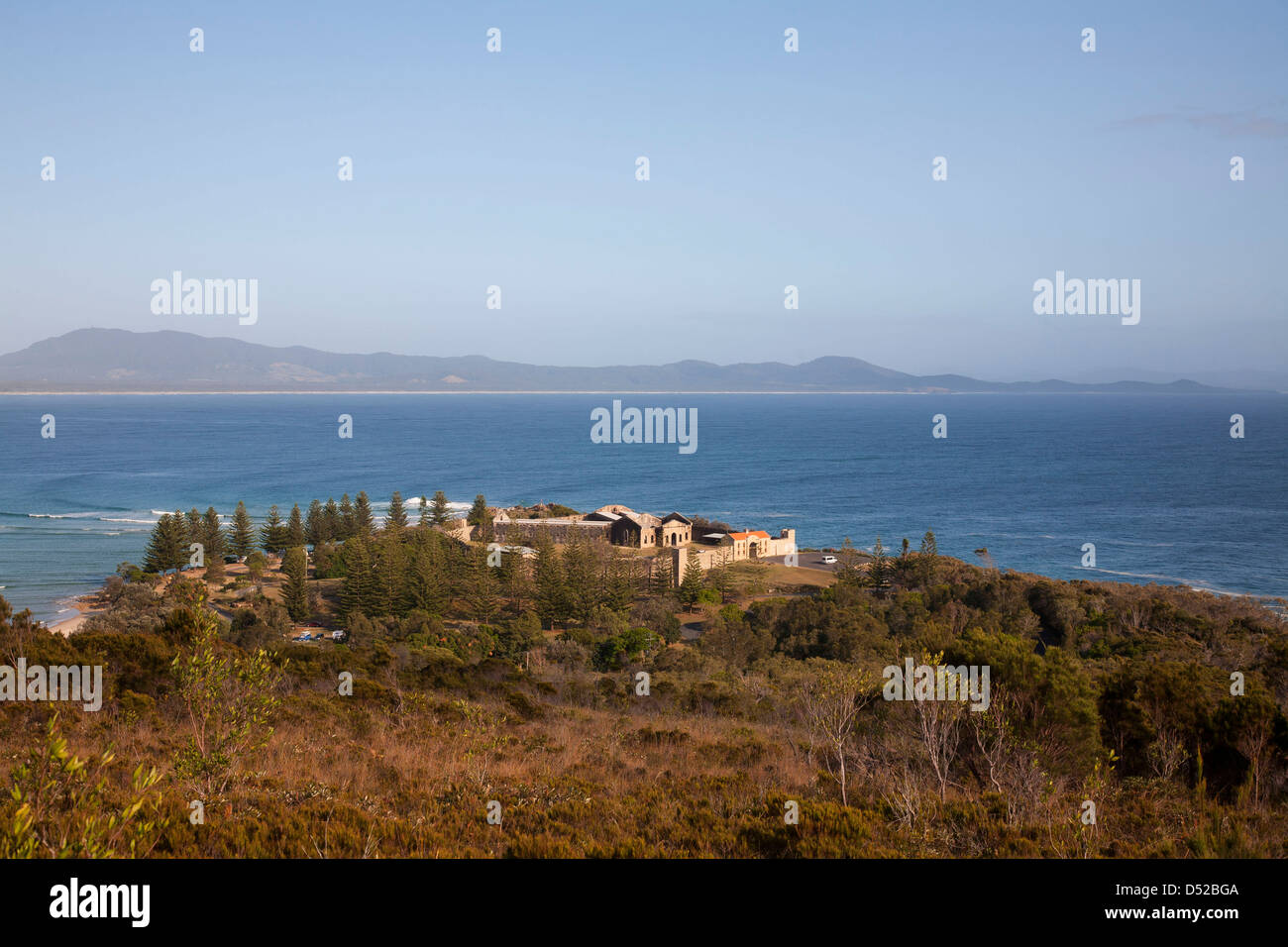 - Arakoon Prison procès Bay National Park près de South West Rock , Australie Banque D'Images