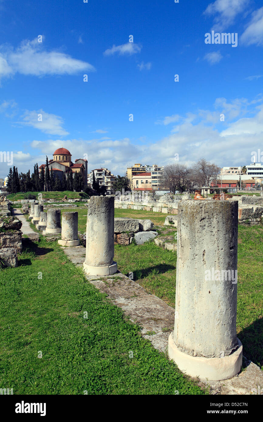 Grèce Athènes attika les ruines du kerameikos Banque D'Images