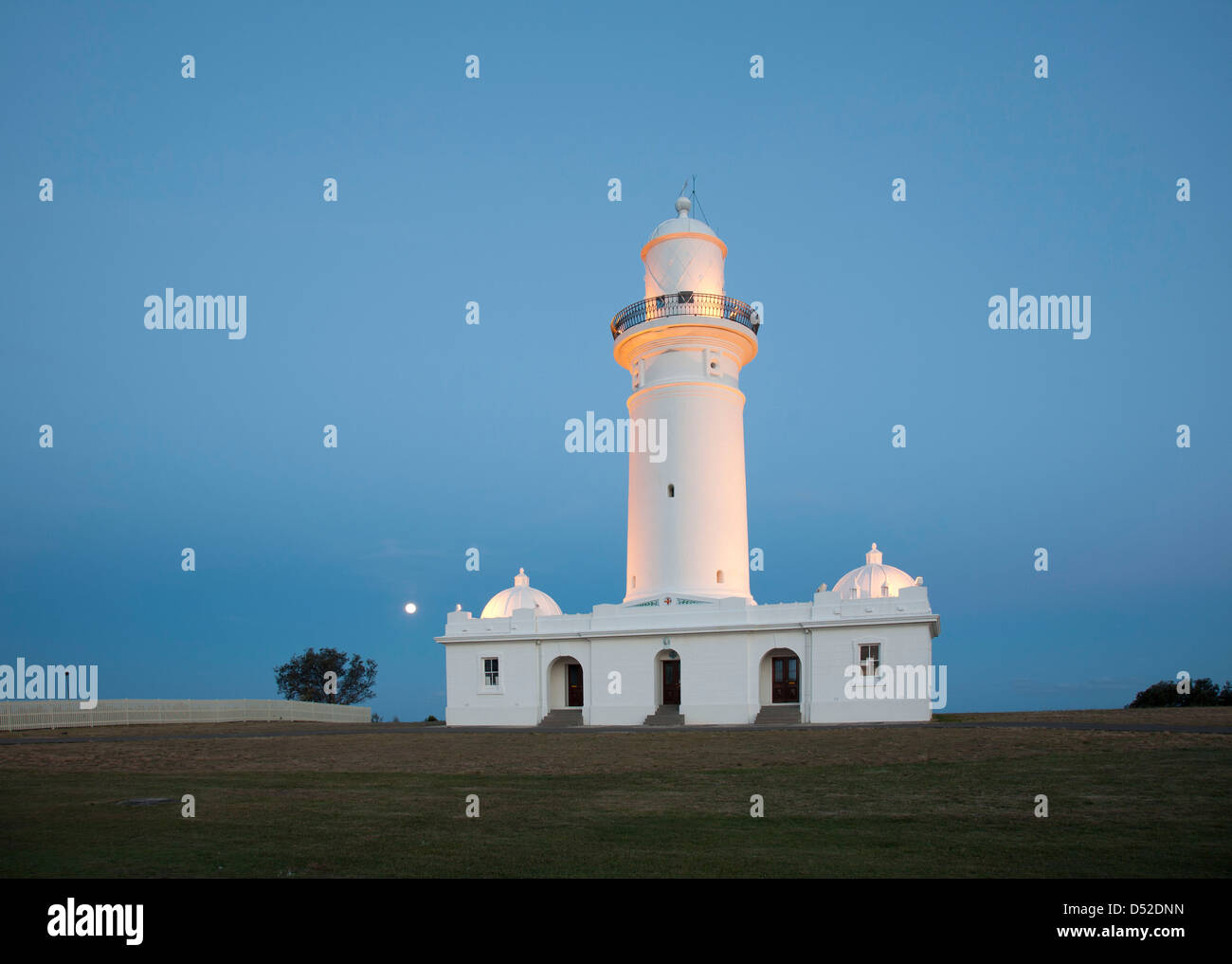 Le phare de Macquarie est le plus long site phare d'Australie.Vaucluse Sydney Australie Banque D'Images