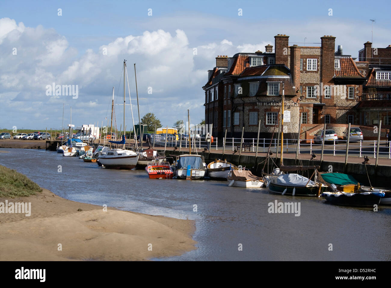 Blakeney Quay Norfolk Banque D'Images