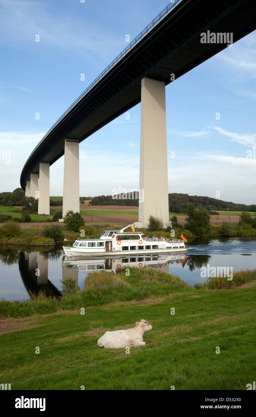 Mülheim an der Ruhr, Allemagne, Ruhrtalbruecke Banque D'Images