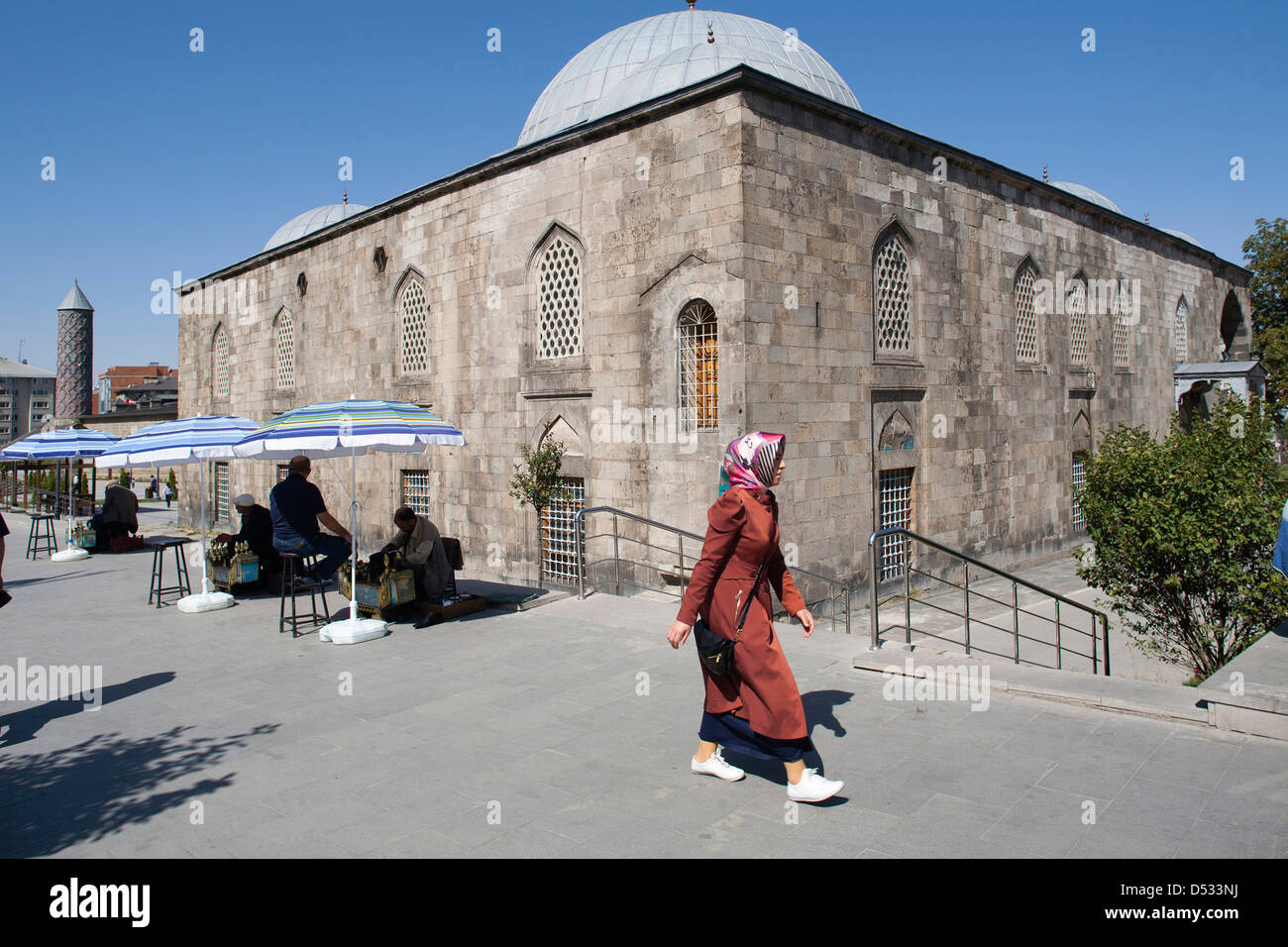Lala mustafa pasa camii ou lalapasa camii, ville d'Erzurum, l'Anatolie orientale, la Turquie, l'Asie Banque D'Images
