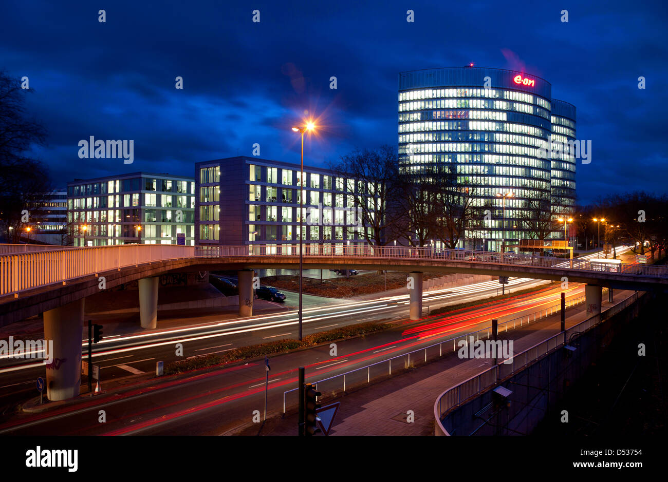 Essen, Allemagne, Eon Ruhrgas siège Banque D'Images
