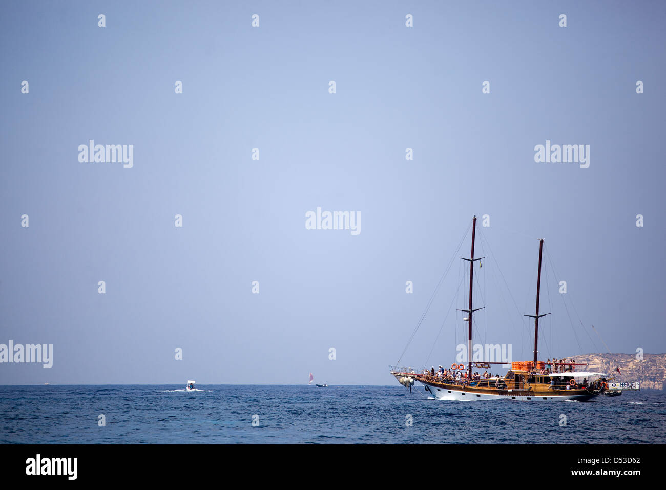 Croisières Hera entre Malte et Gozo Banque D'Images