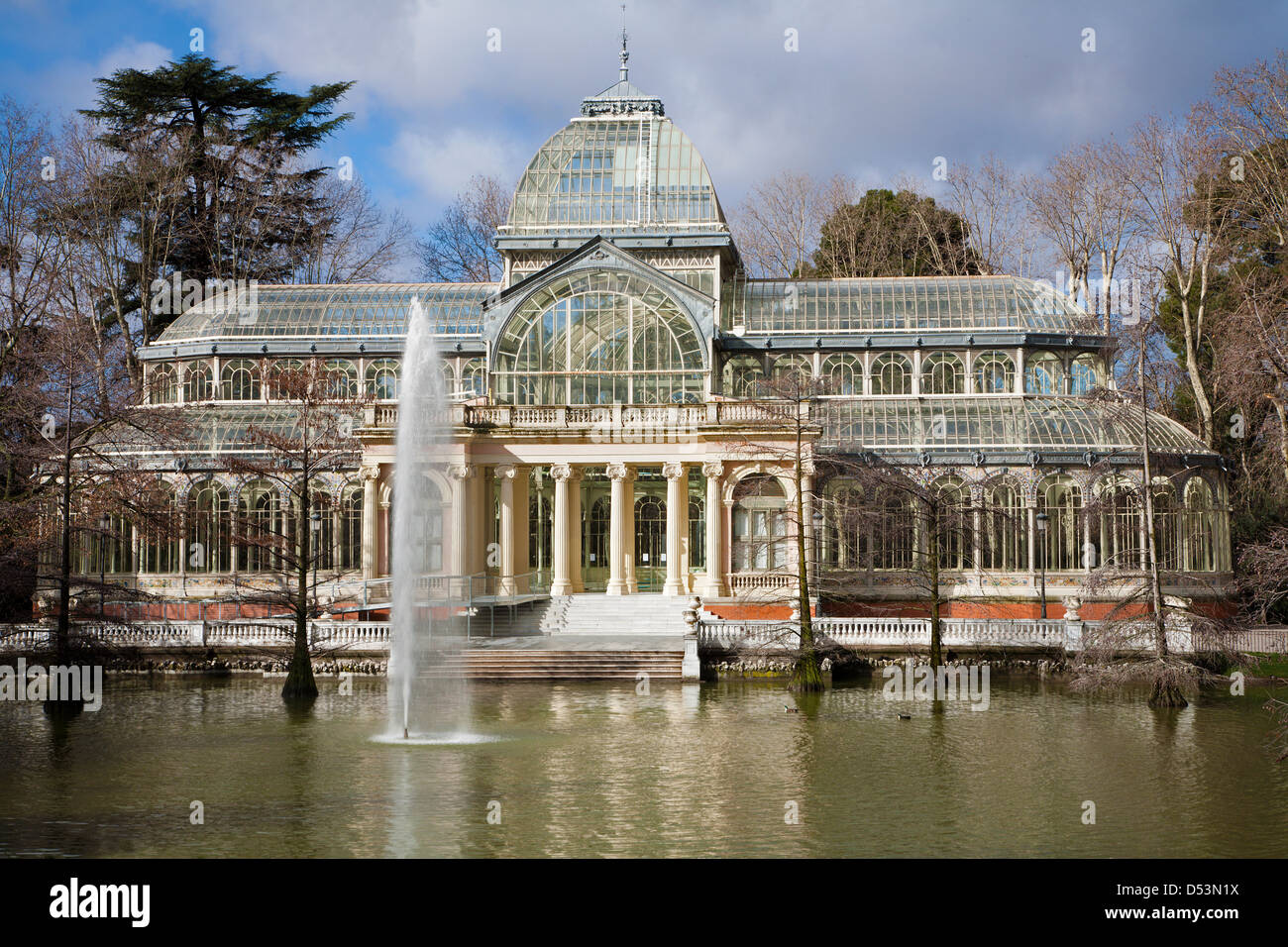 Madrid - Palais de Cristal Palais de Cristal ou du parc del Buen Retiro Banque D'Images