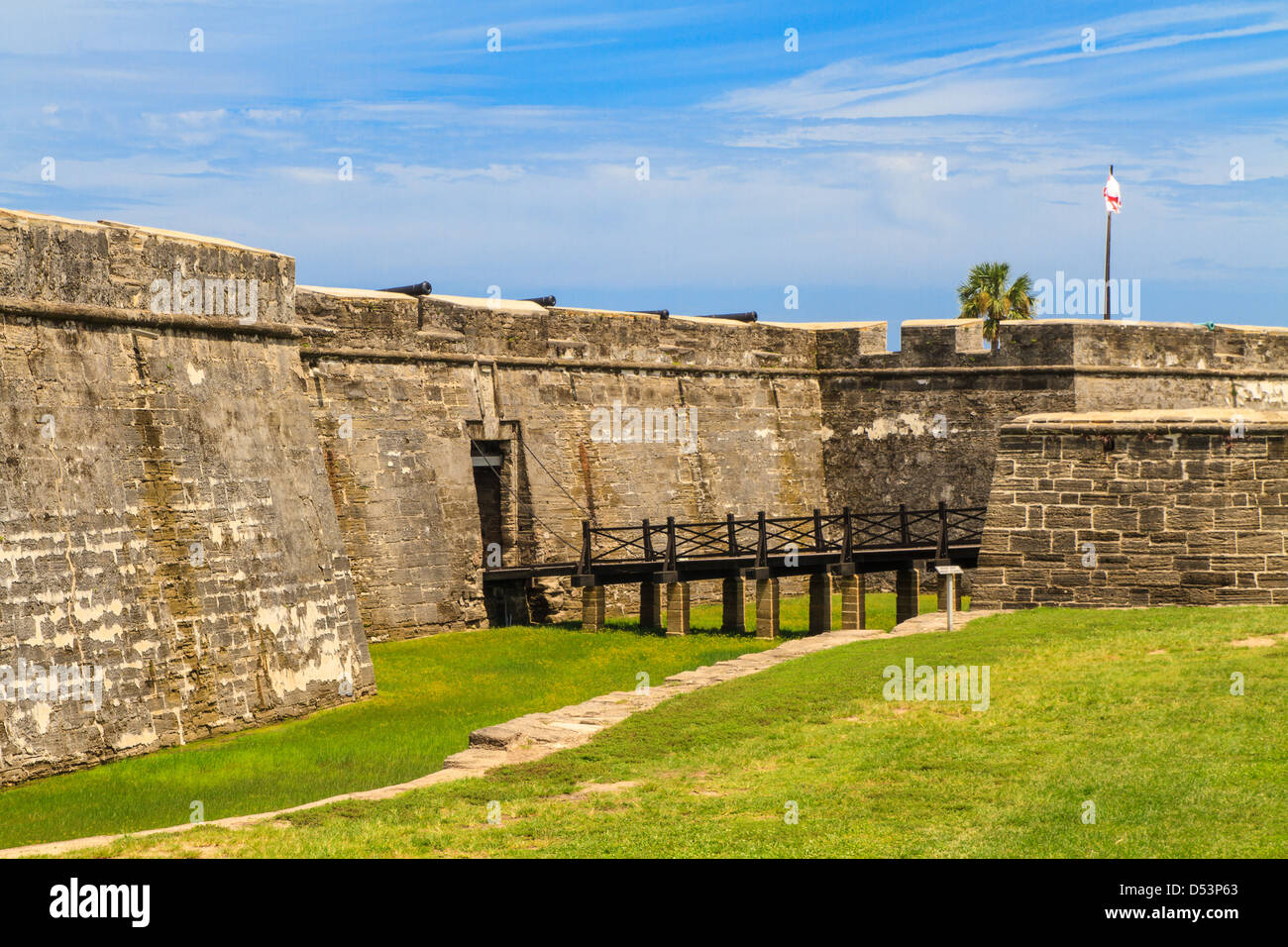Fort Saint Augustin, Castillo de San Marcos National Monument, en Floride Banque D'Images