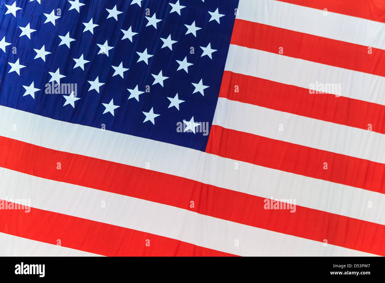 Drapeau des États-Unis d'Amérique (détails) Banque D'Images