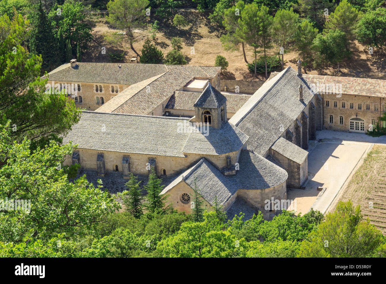 Abbaye de Sénanque / Abbaye de Sénanque, Provence, France Banque D'Images