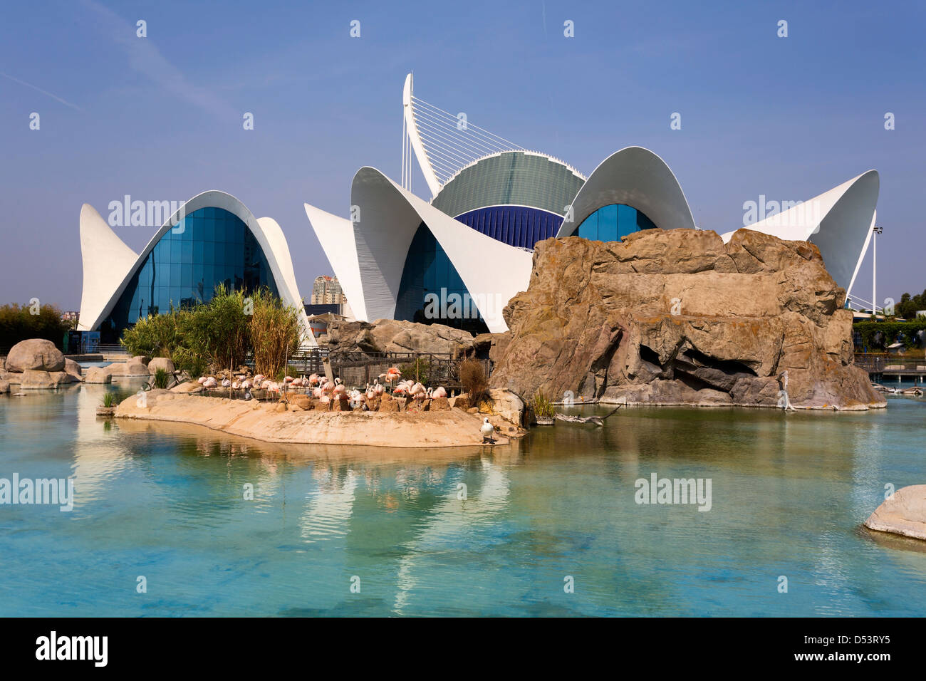 D'océanographie, Valencia, Espagne Banque D'Images