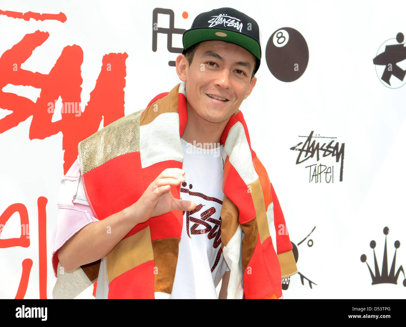 Edison Chen est allé(e) à l'activité de la marque de mode à Taipei, Taiwan, Chine Le jeudi 21 mars 2013. Banque D'Images