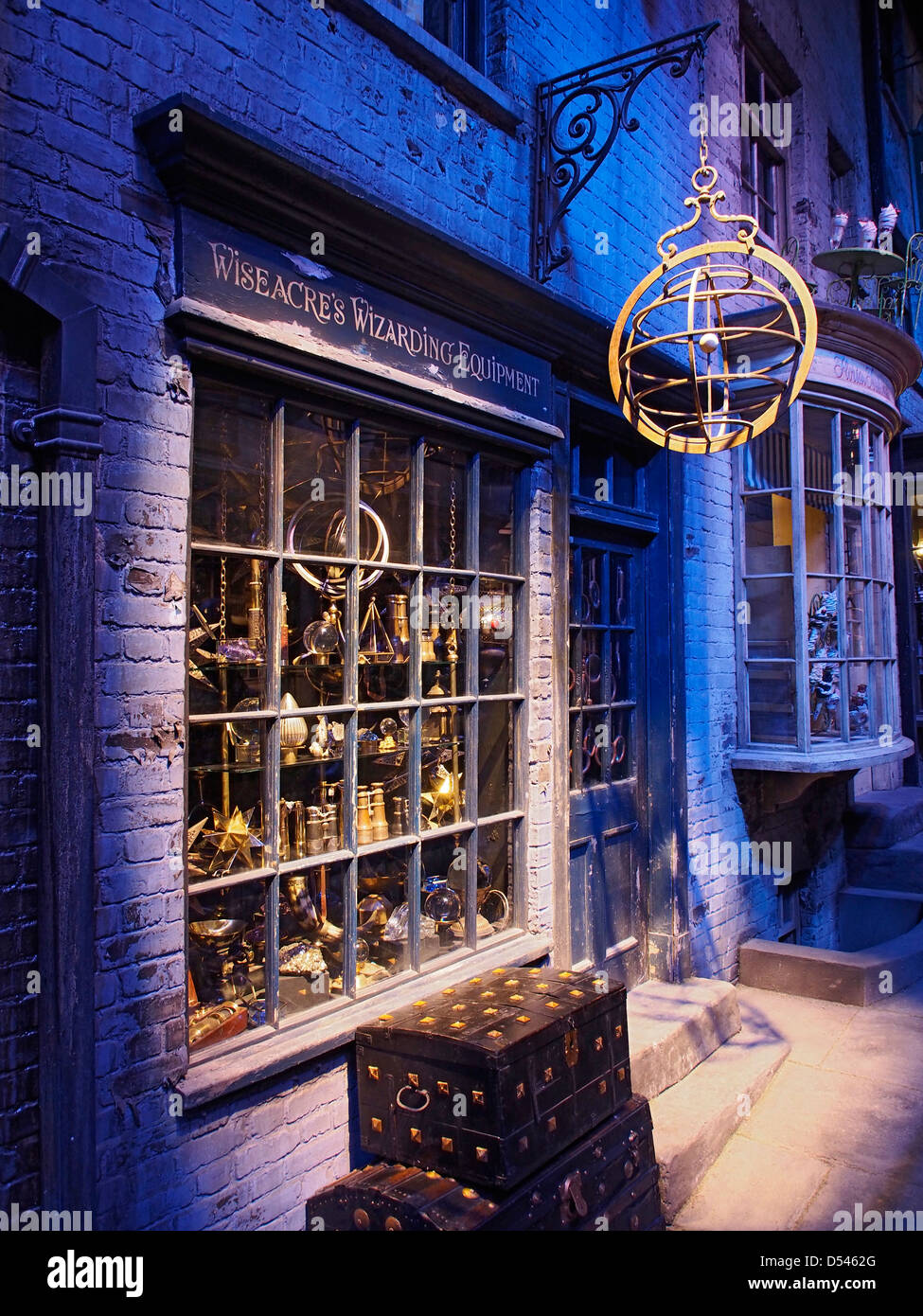 Le chemin de traverse Harry Potter Warner Brothers tour Banque D'Images
