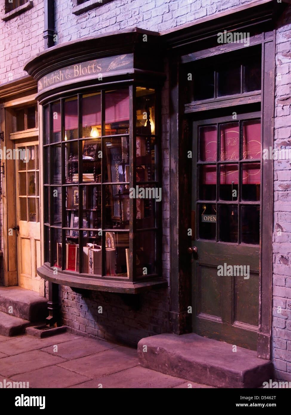 Le chemin de traverse Harry Potter Warner Brothers tour Banque D'Images