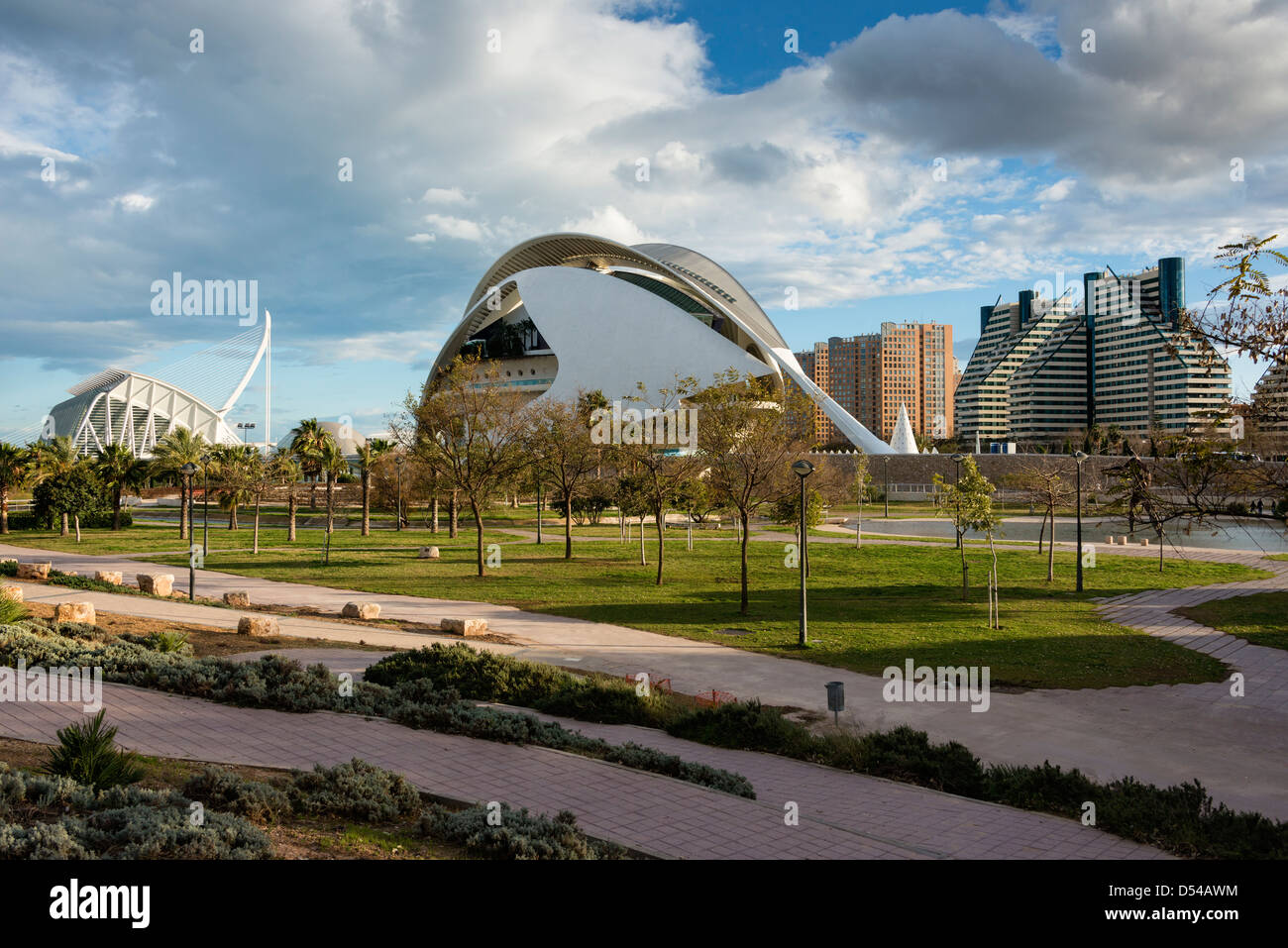 Jardín del Turia Valencia Banque D'Images