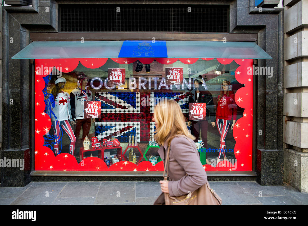 Boutique de souvenirs par Piccadilly Circus, Londres, Royaume-Uni Banque D'Images