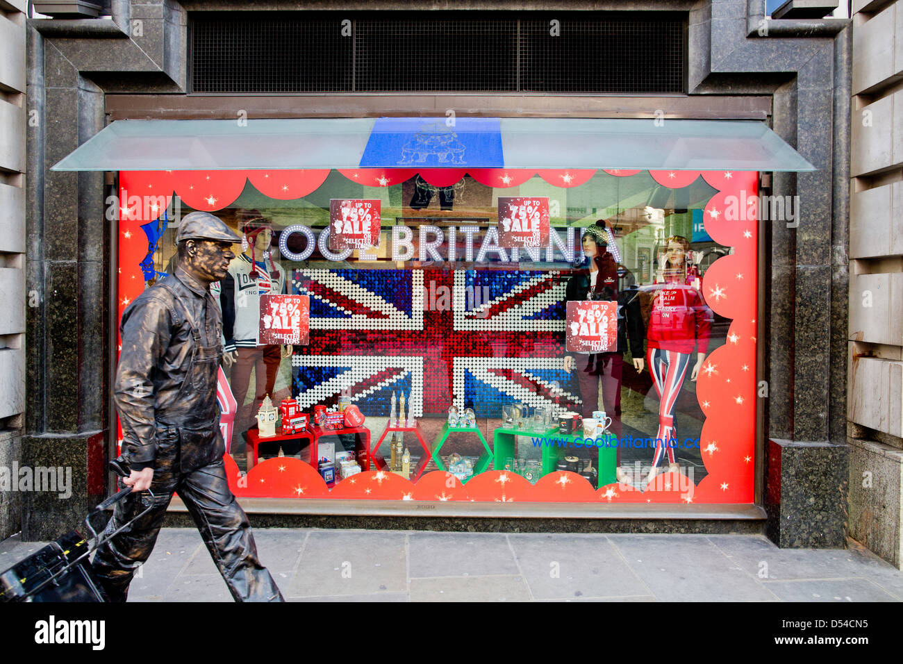 Boutique de souvenirs par Piccadilly Circus, Londres, Royaume-Uni Banque D'Images