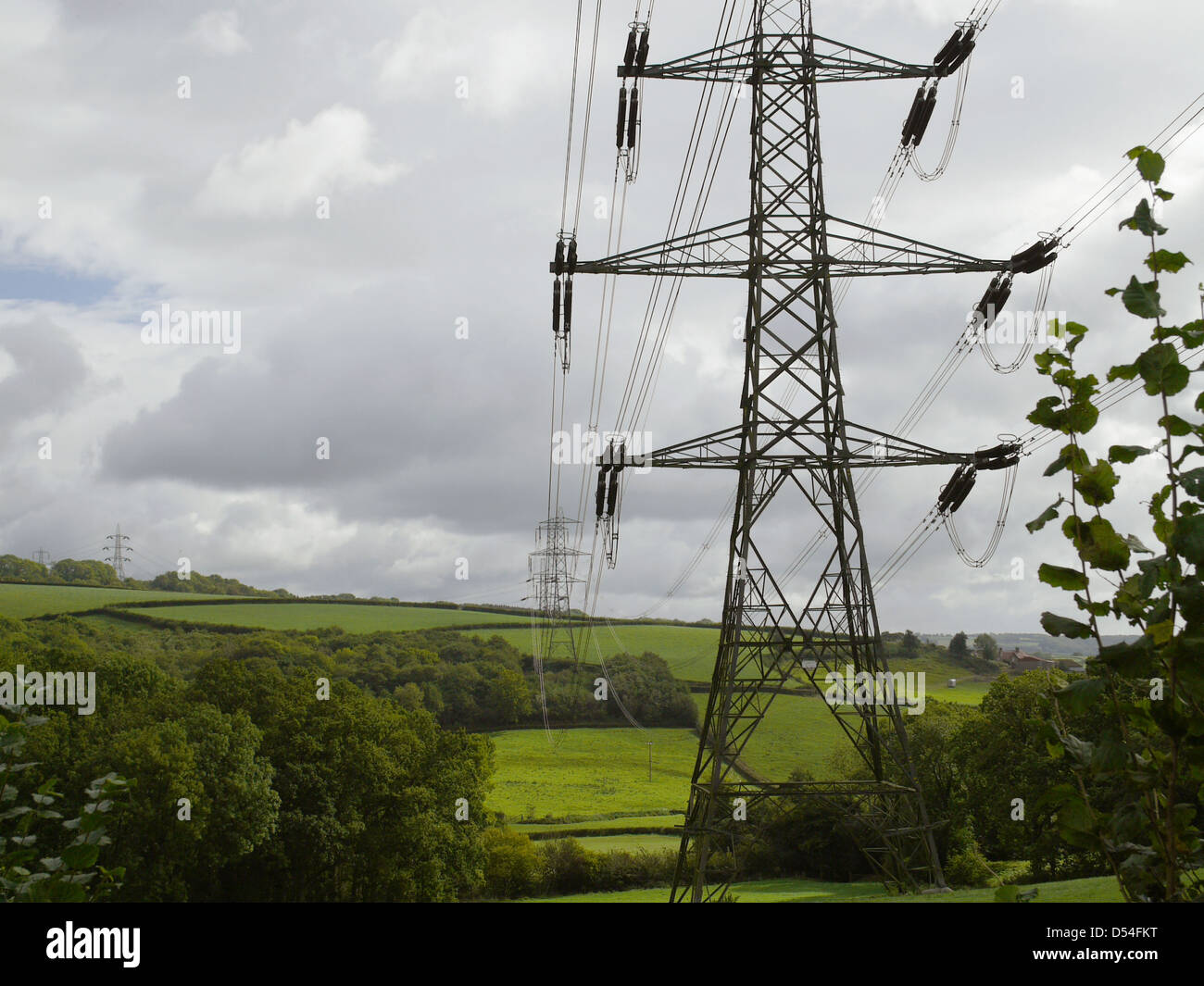 National Grid, Marshwood Vale Banque D'Images