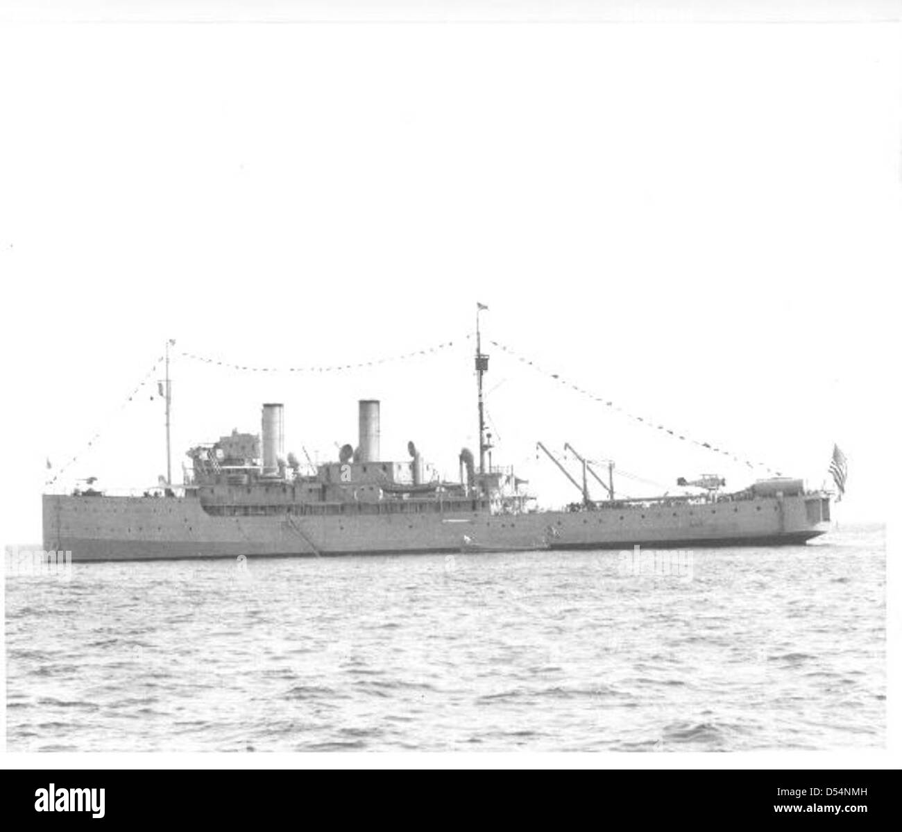 L'USS Aroostook (cm-3) était un navire mouilleur de mines crucial dans la marine des États-Unis pendant son service. Ce navire a joué un rôle clé dans les opérations navales et est maintenant conservé pour l'enseignement historique au San Diego Air & Space Museum. Banque D'Images